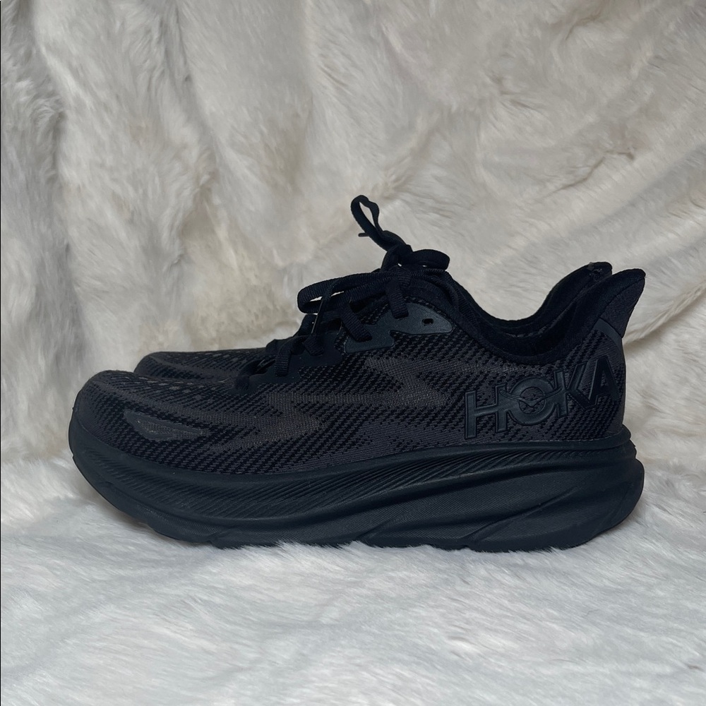Hoka Black Athletic Running Shoes